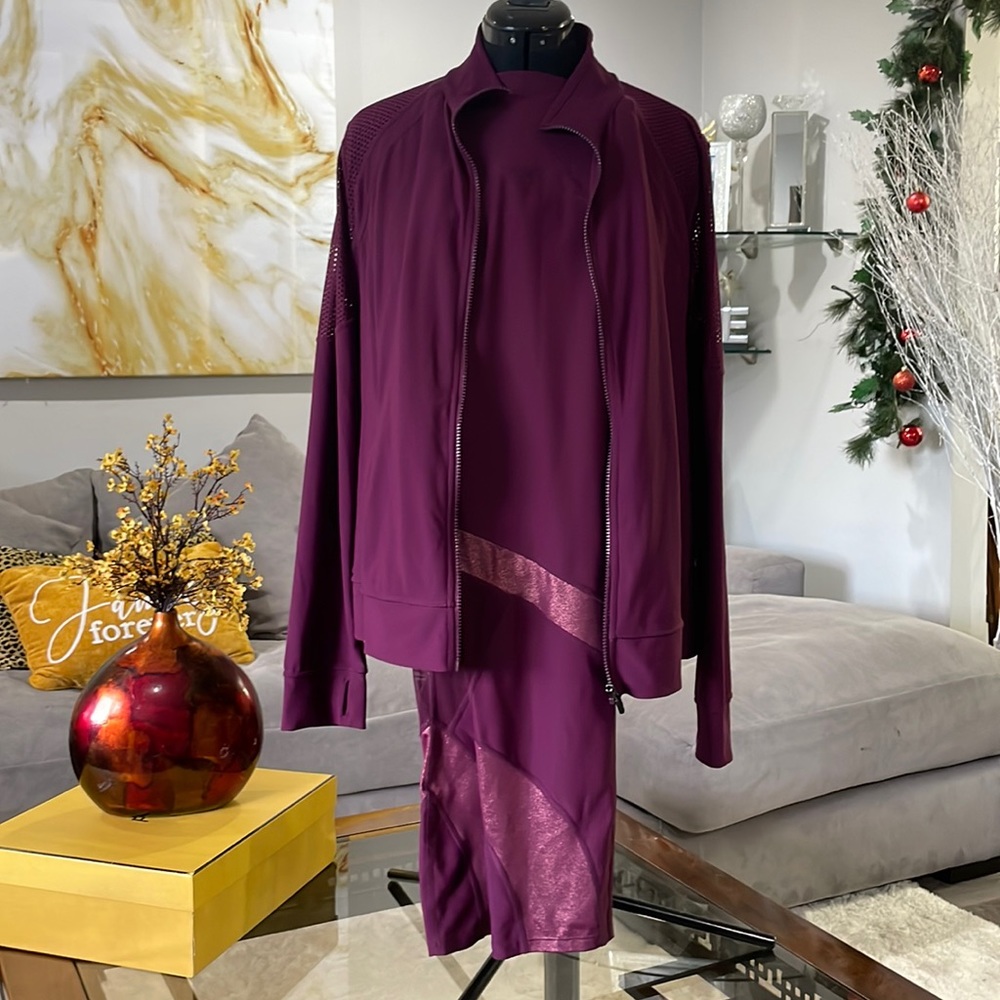 Burgundy activewear, sweatsuit XL